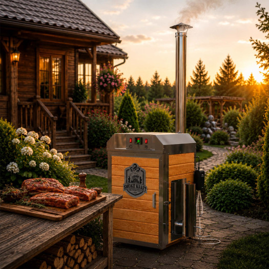 ≡ Коптильня домашня Smoke Kraft 8 кг 2 в 1 від Темп™ ᐉ Ціна 12600грн — Promsvarka
